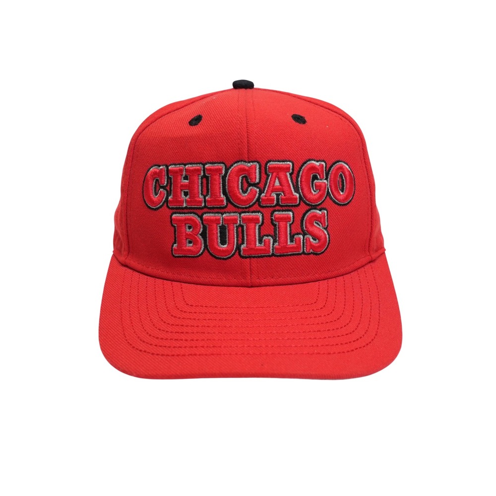 NBA Chicago Bulls Snapback Hat Unisex OSFM Baseball Cap  Red